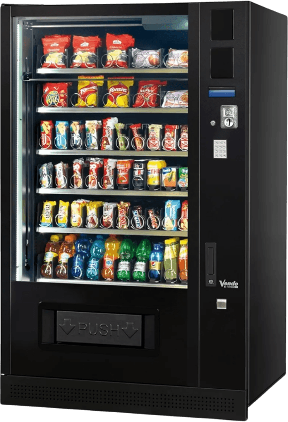 G-Snack 10 Outdoor SpätiMat All-In One Automat, Schrägansicht